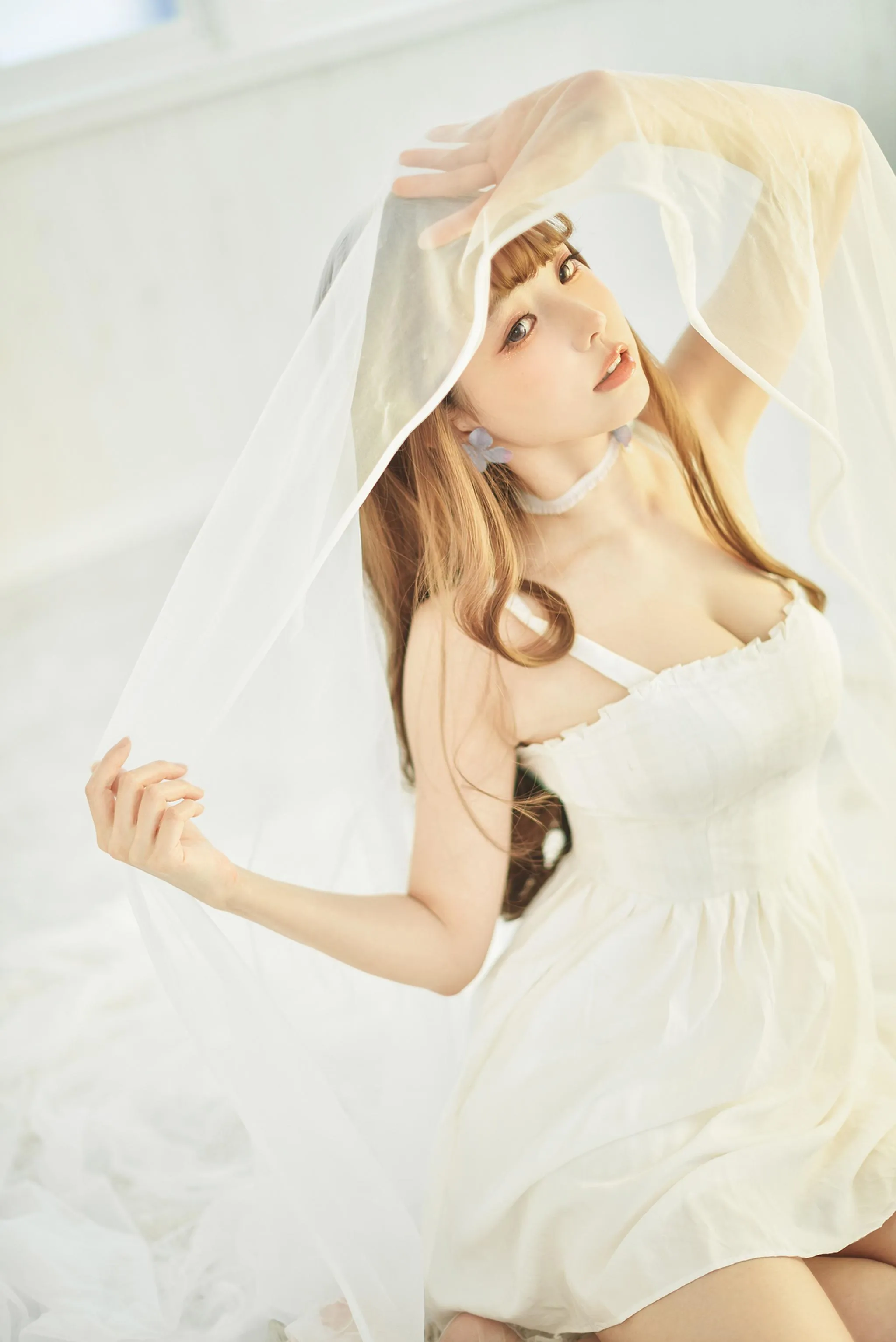 ElyEE子 – NO.76 White Dress [22P]插图4